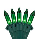 Commercial 100 Green Christmas Mini Lights, 6