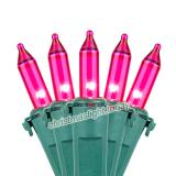 Commercial 100 Pink Christmas Mini Lights, 6