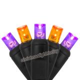 70 5mm Purple,Orange LED Christmas Lights, 4