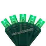 70 5mm Green LED Christmas Lights, 4