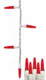 70 LED Icicle Lights Red ,Christmas Lights, 4