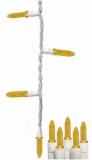 70 LED Icicle Lights Yellow ,M5,Christmas Lights, 4