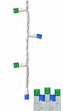 70 LED Icicle Lights  Blue & Green 5mm,Christmas Lights, 4