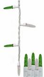 70 LED Icicle Lights Green & White ,Christmas Lights, 4