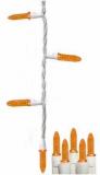 70 LED Icicle Lights Orange ,M5 Christmas Lights, 4