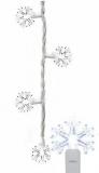 70 LED Icicle Lights Cool white snowflake ,Christmas Lights, 4