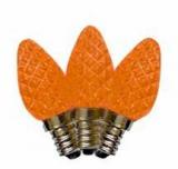 C7 Orange LED replacement Bulbs Faceted 25pcs,Item Code:C7OGF25B