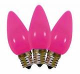 Led C9 Pink replacement Opauqe 25pcs,Item Code:C9PKO25B