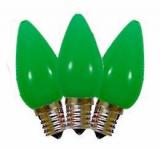 Led C9 Green replacement Opaque 25pcs,Item Code:C9GNO25B