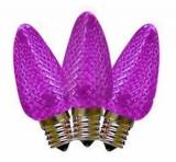 Led C9 Purple replacement Faceted 25pcs,Item Code:C9PLF25B
