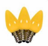 C7 LED Golden LED replacement Bulbs Opaque 25pcs,Item Code:C7GDO25B