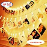 40LED Photo Clips Fairy String Lights Solar Operated Perfect for Hanging Pictures, Cards, Memos ,Item Code:40CLWWSO