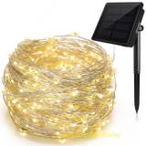 200LED 72 ft Fairy Lights 8 Modes 3-Strands Copper Wire Waterproof IP65 Solar String Lights Warm White Outdoor Indoor Patio Garden Christmas Decorative Item Code:200CWWSO