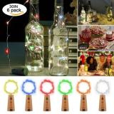 20LED 38in 6Pcs Cork Lights 6 colors for Wine Bottles, Bottle Lights  Copper Wire Lights String Starry LED Lights for Bottle DIY, Party, Decor, Christmas, Halloween, Wedding Decoration Item Code:20CB6CBA